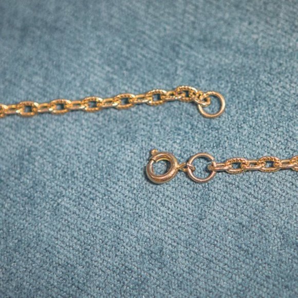 NATURAL Conch Shell Necklace with Chain Gold Tone - Picture 7 of 8